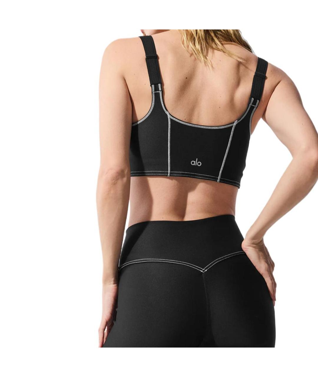 ALO YOGA Черный бюстгалтеры, фото 2
