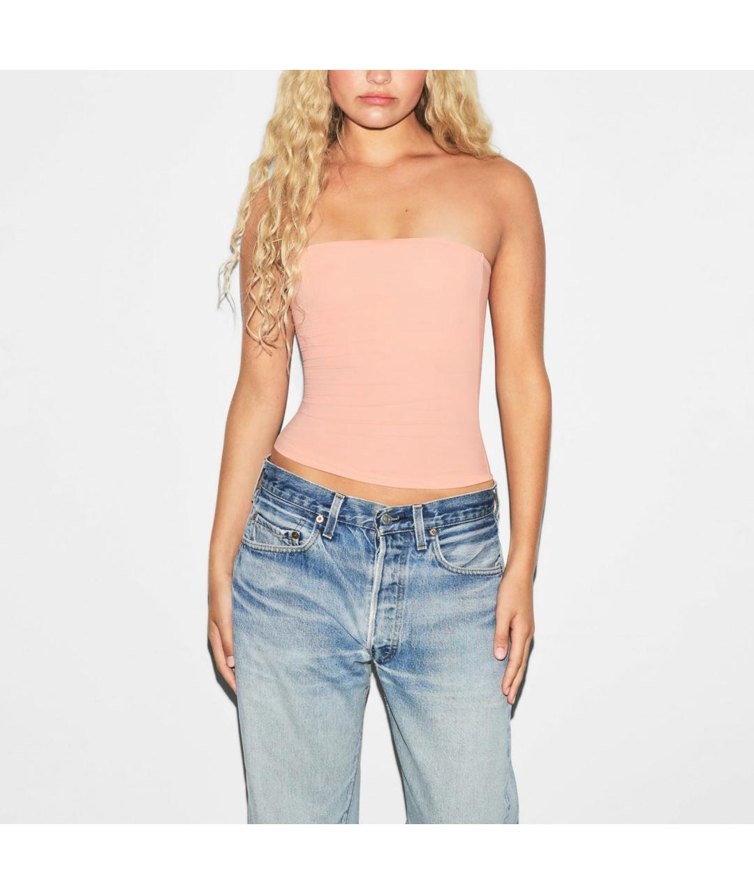 SKIMS Бежевая майка, фото 4