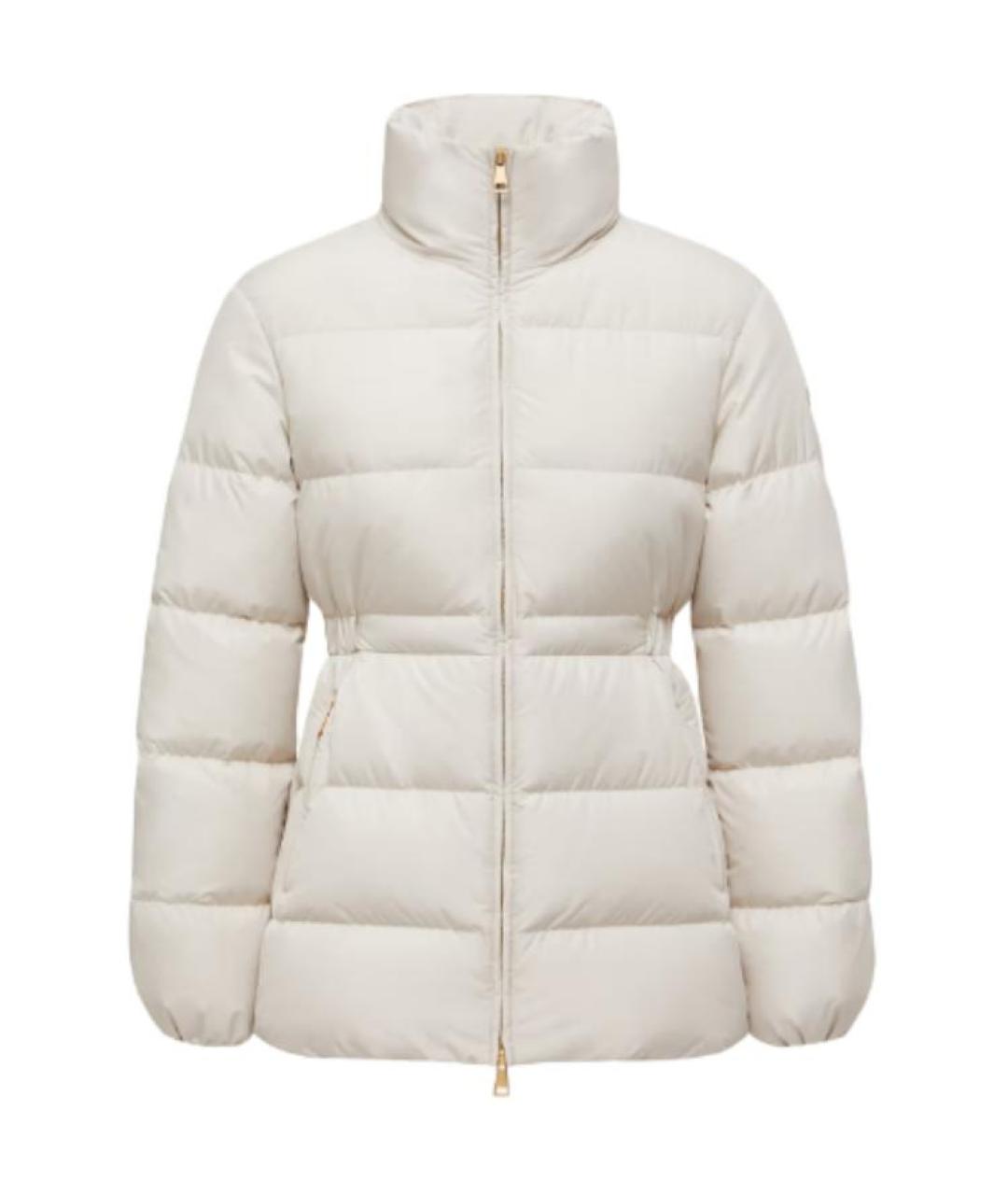 MONCLER Белый пуховик, фото 1