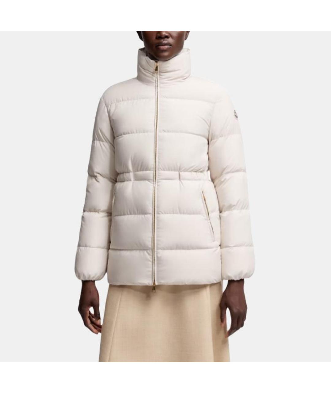MONCLER Белый пуховик, фото 2