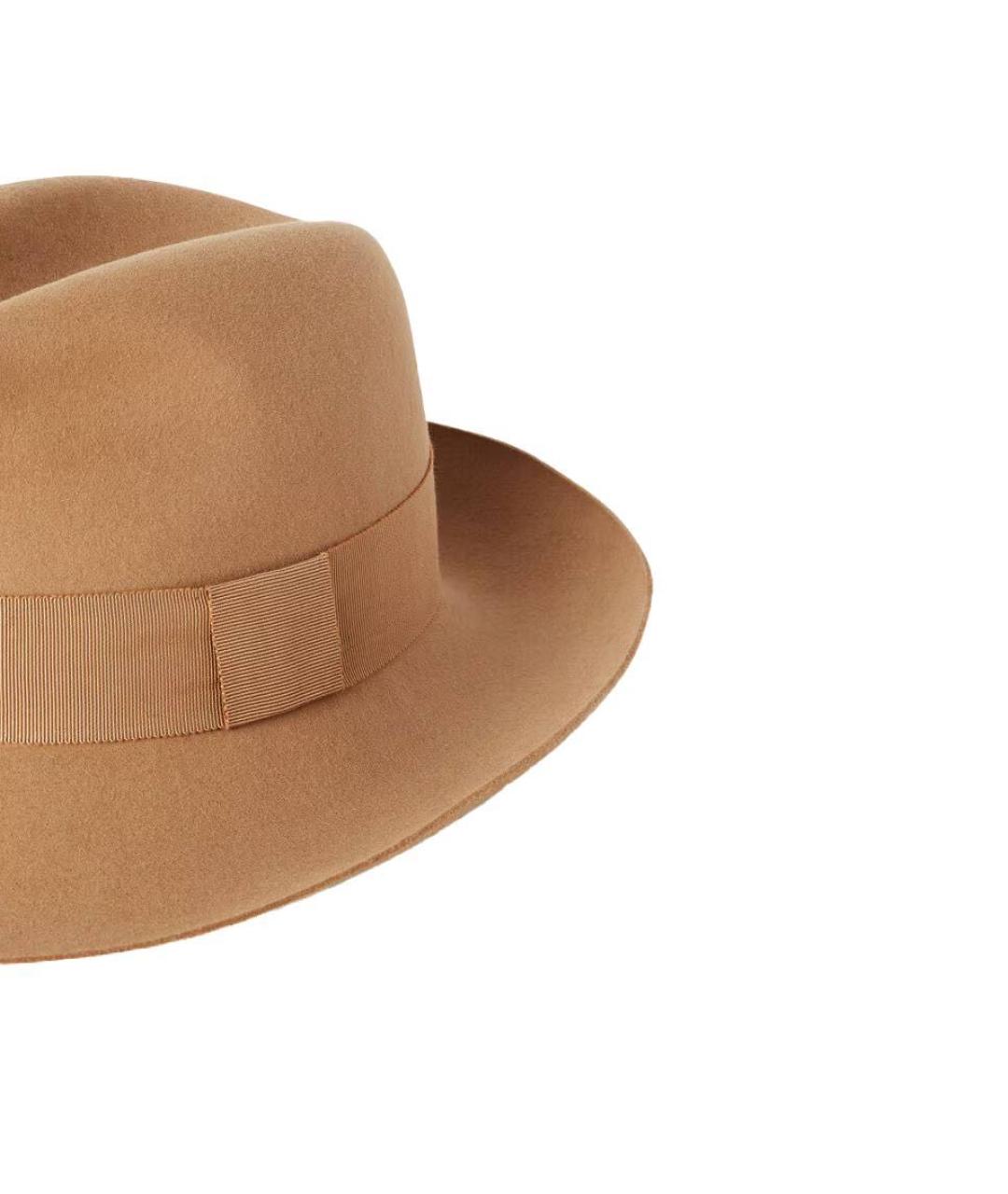 LORO PIANA Бежевая шляпа, фото 3