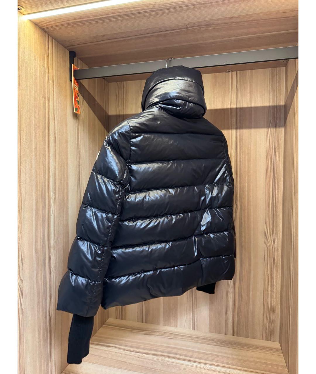 MONCLER Черная куртка, фото 2