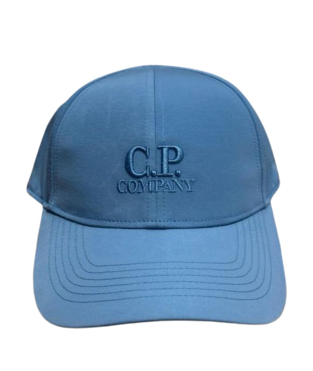 CP COMPANY Голубая синтетическая кепка/бейсболка, фото 1