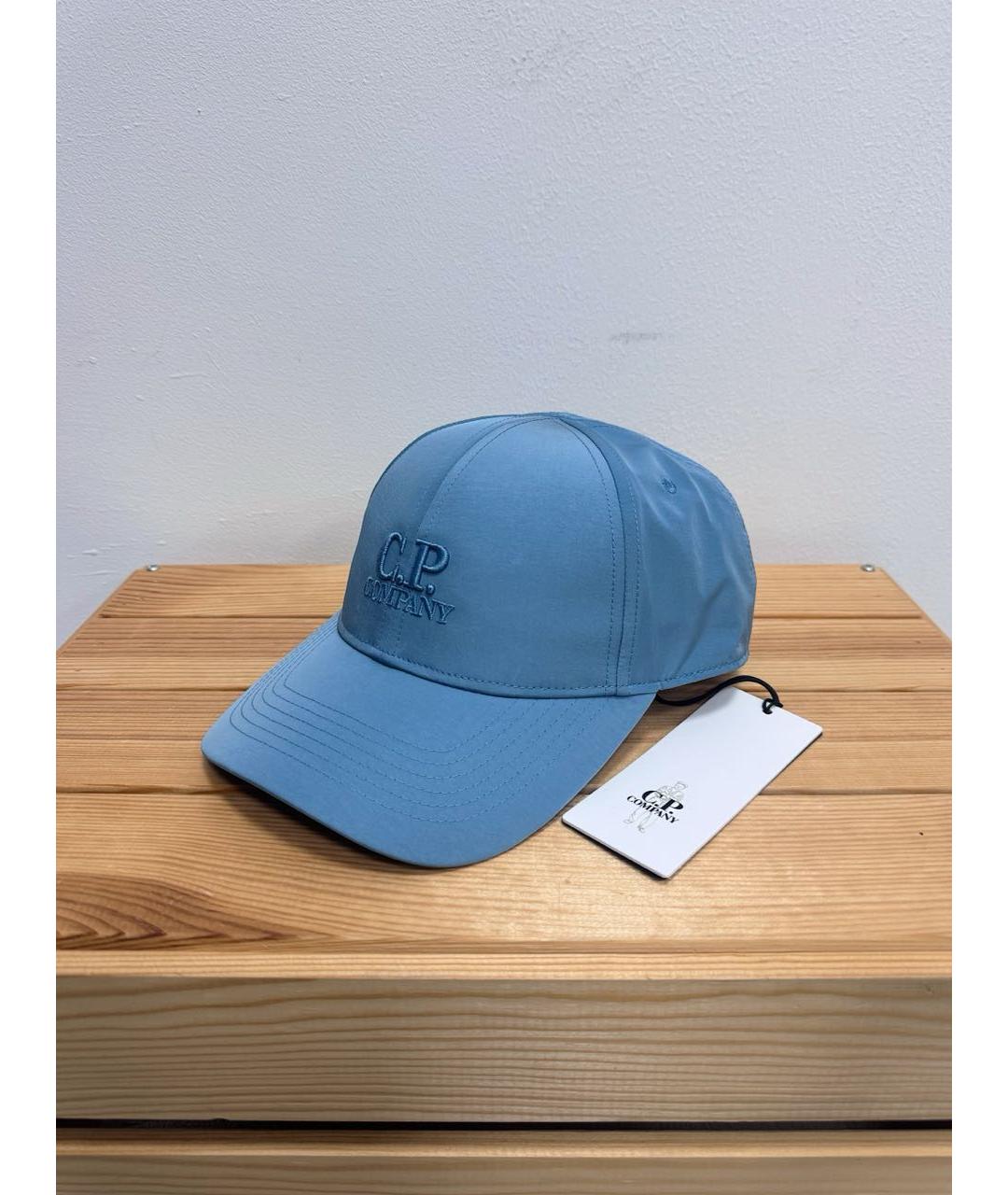 CP COMPANY Голубая синтетическая кепка/бейсболка, фото 2