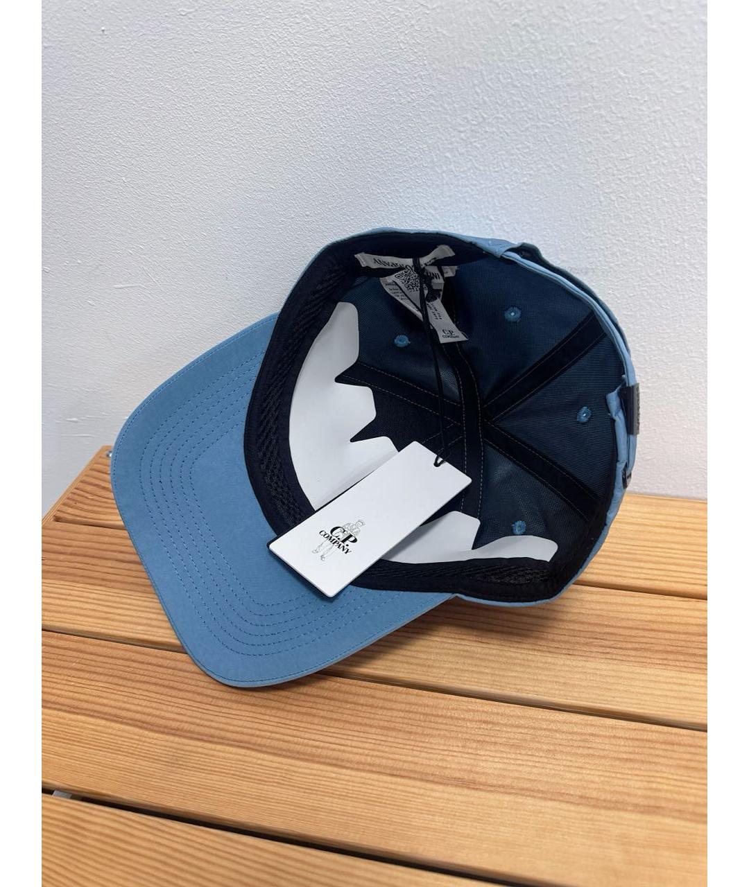CP COMPANY Голубая синтетическая кепка/бейсболка, фото 4