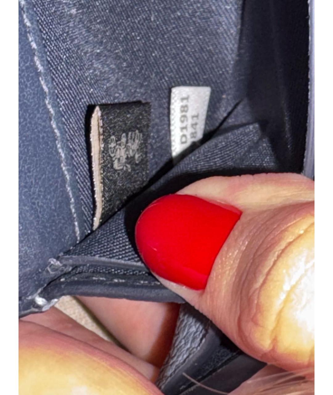 COACH Голубой кожаный кошелек, фото 5