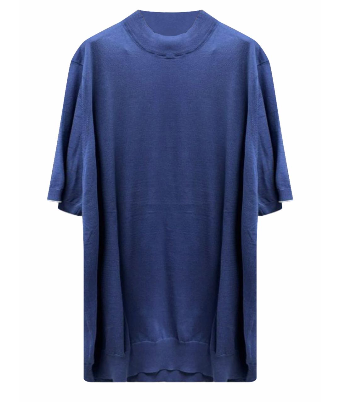 BRUNELLO CUCINELLI Синий джемпер / свитер, фото 1