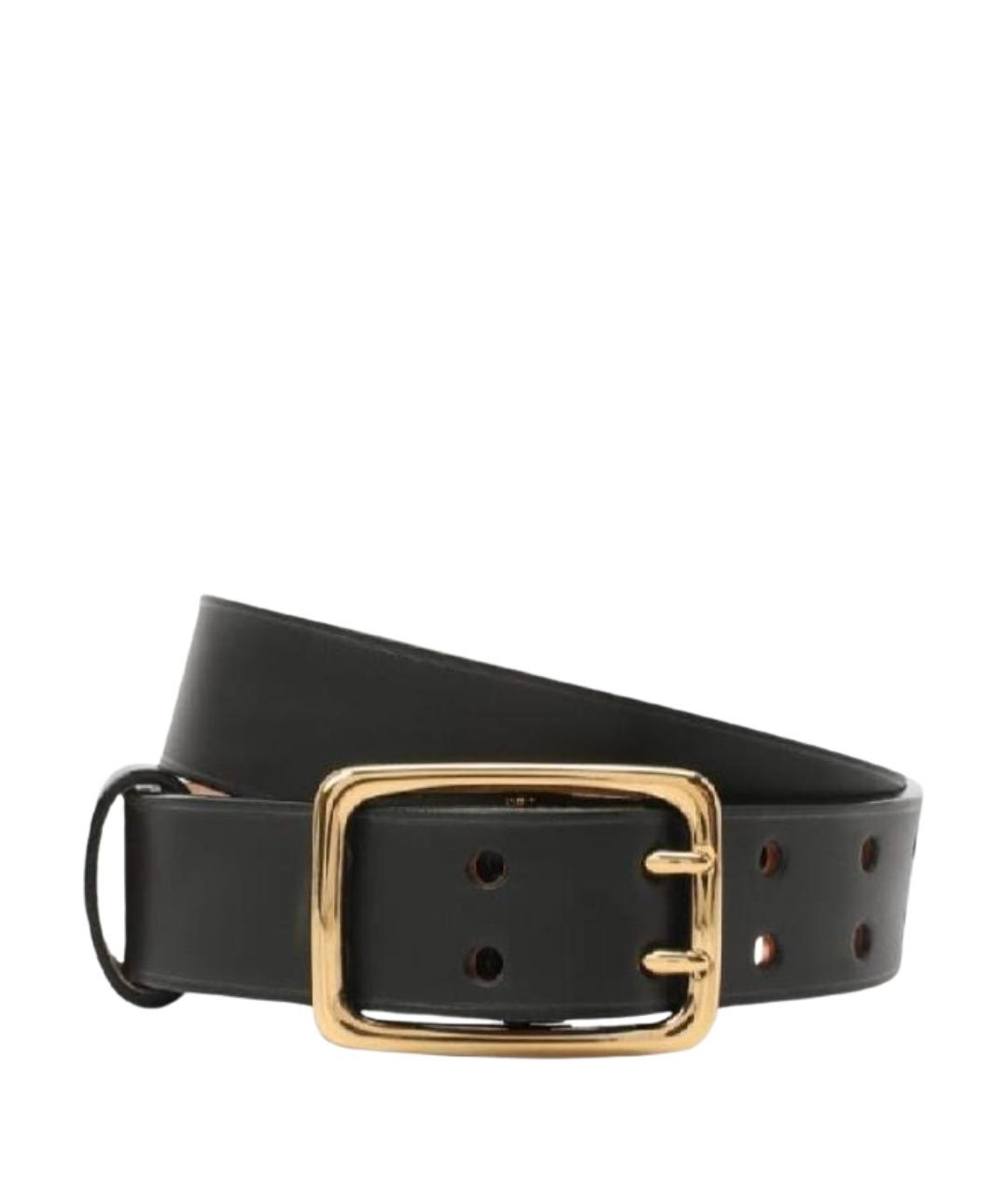 CHLOE Черный кожаный ремень, фото 1