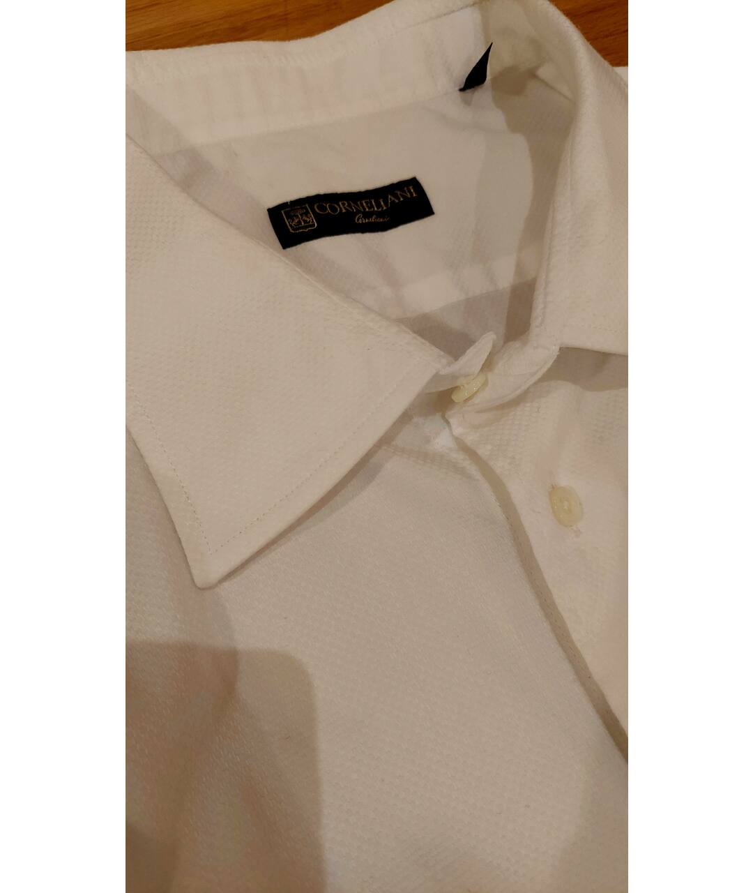 CORNELIANI Белая хлопковая классическая рубашка, фото 3