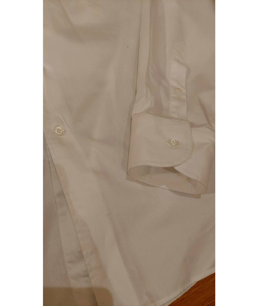 CORNELIANI Белая хлопковая классическая рубашка, фото 4