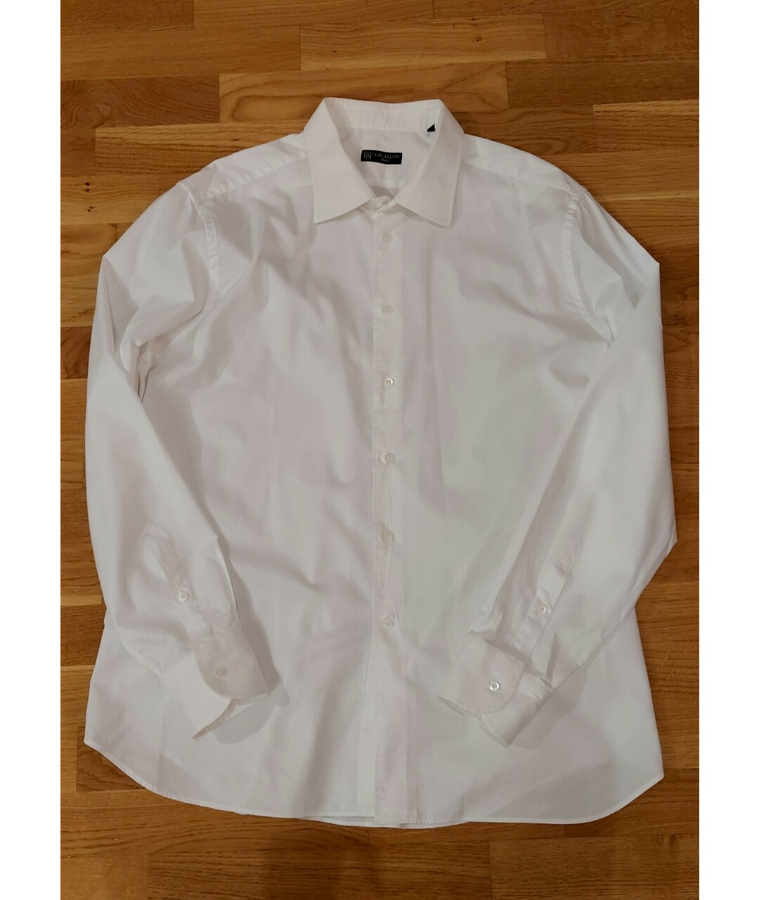 CORNELIANI Белая хлопковая классическая рубашка, фото 9