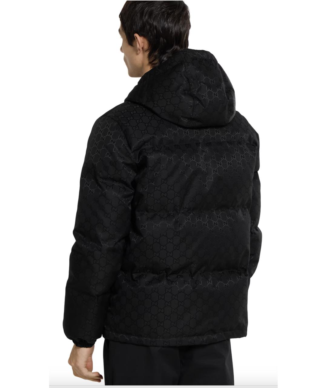 GUCCI Черный полиамидовый пуховик, фото 2