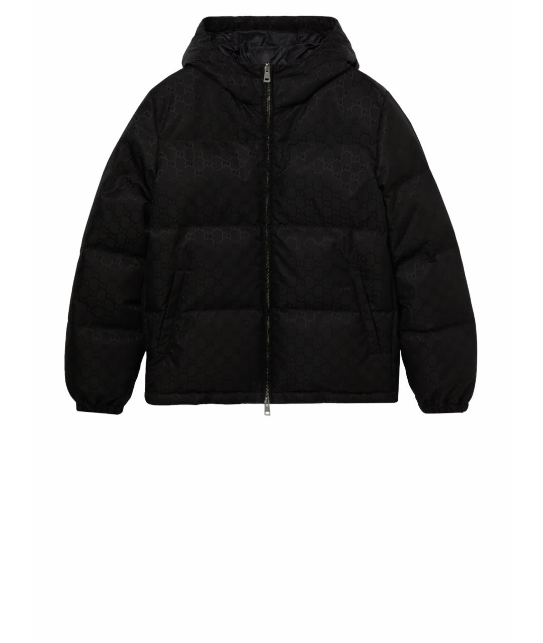 GUCCI Черный полиамидовый пуховик, фото 1