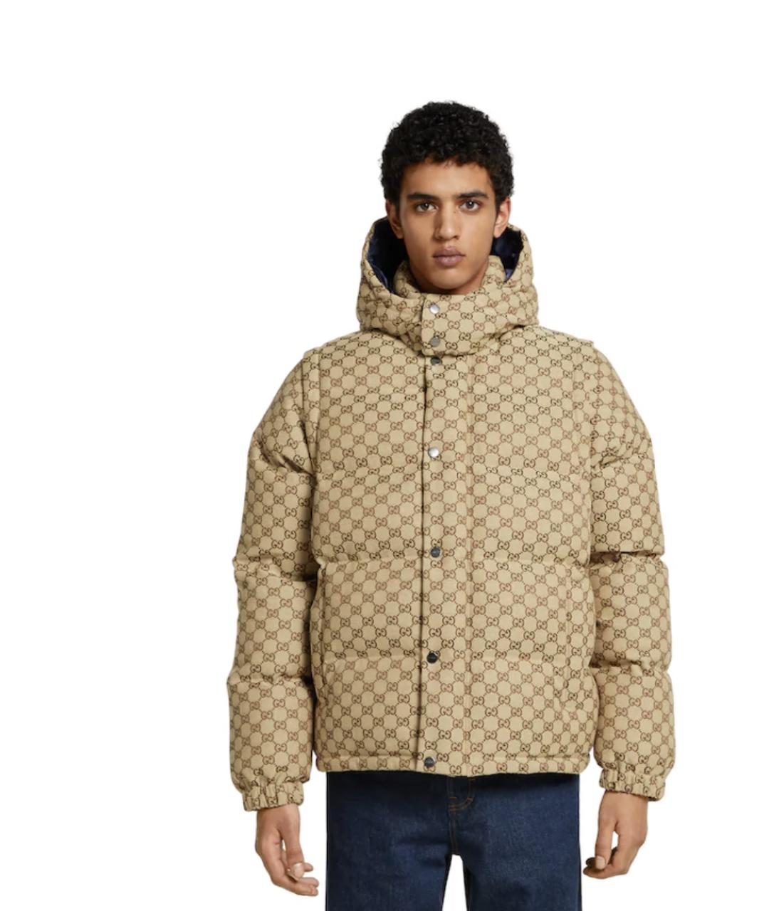 GUCCI Коричневый пуховик, фото 3