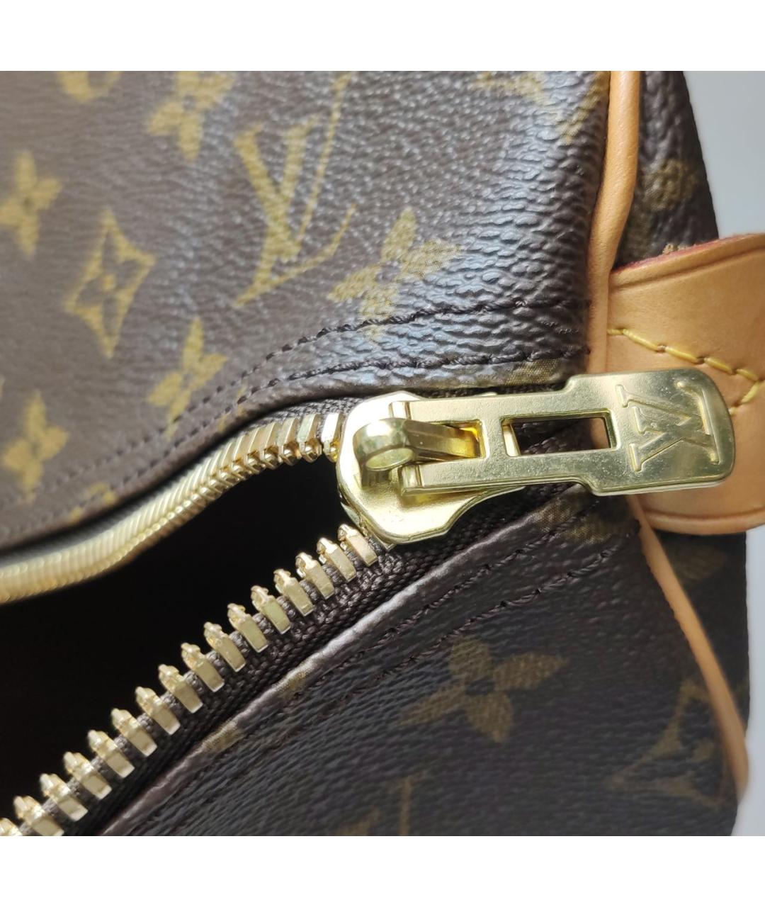 LOUIS VUITTON Коричневая дорожная/спортивная сумка, фото 7