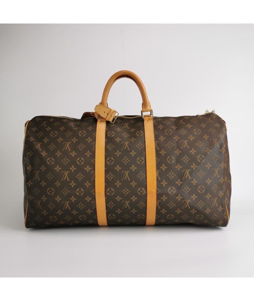 LOUIS VUITTON Коричневая дорожная/спортивная сумка, фото 4