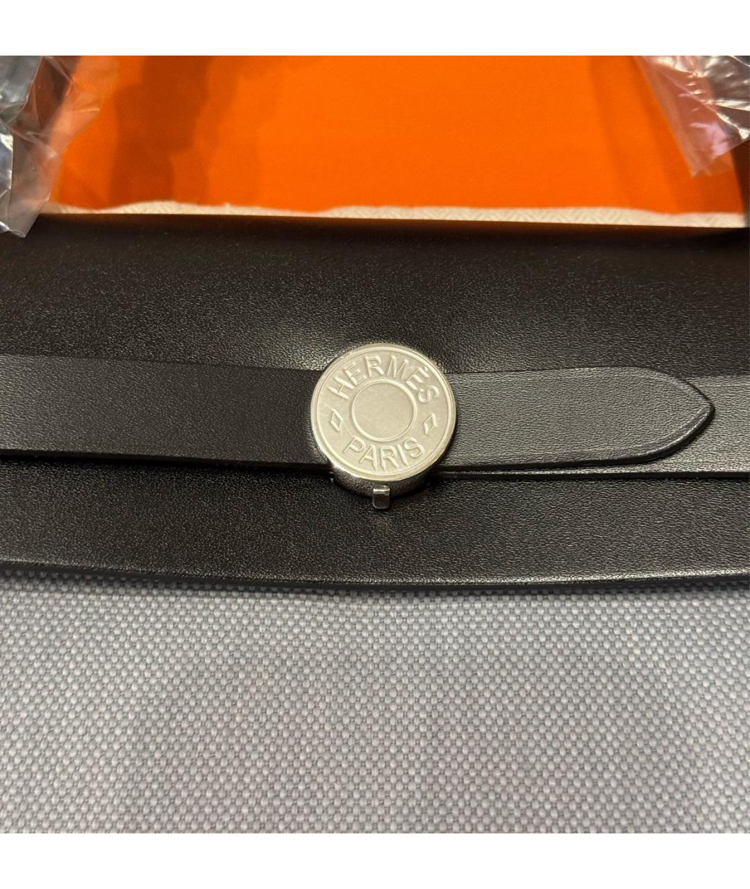 HERMES Серая тканевая сумка через плечо, фото 4