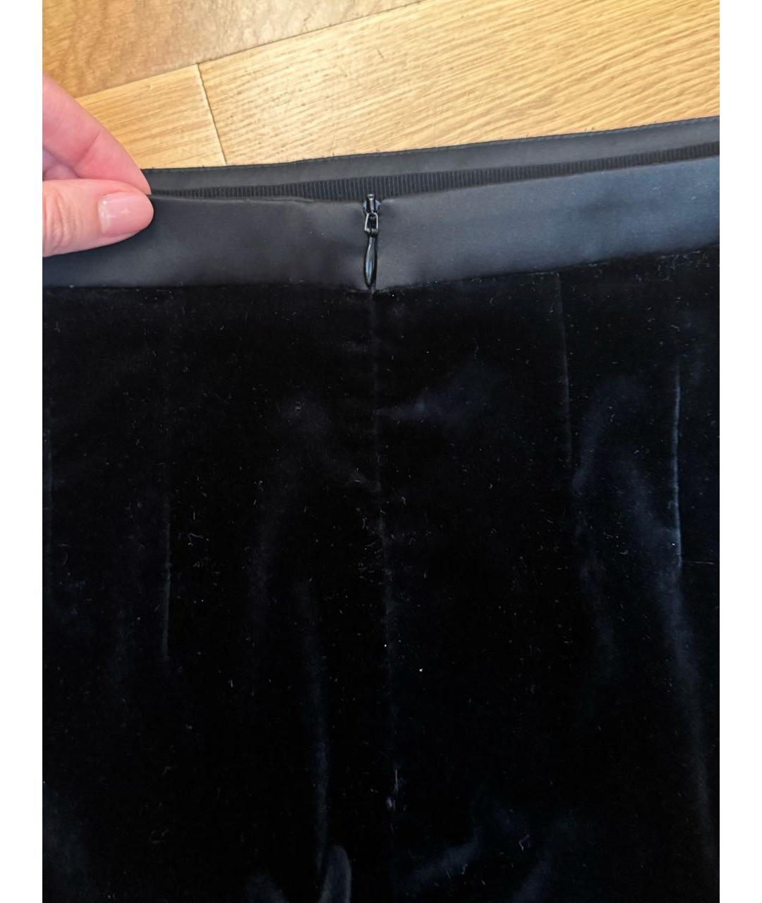 KARL LAGERFELD Черная хлопковая юбка миди, фото 8