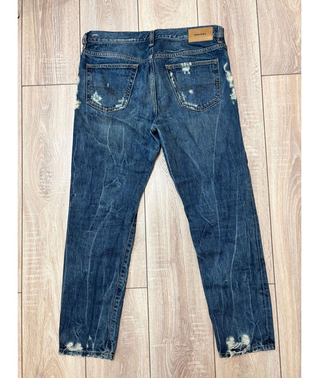 DIESEL Темно-синие прямые джинсы, фото 2