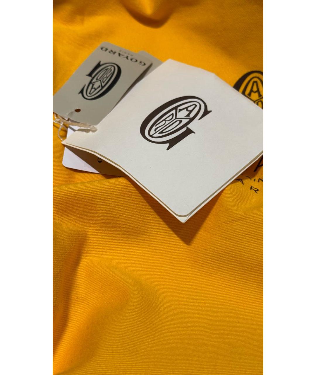 GOYARD Белая кожаная сумка с короткими ручками, фото 7