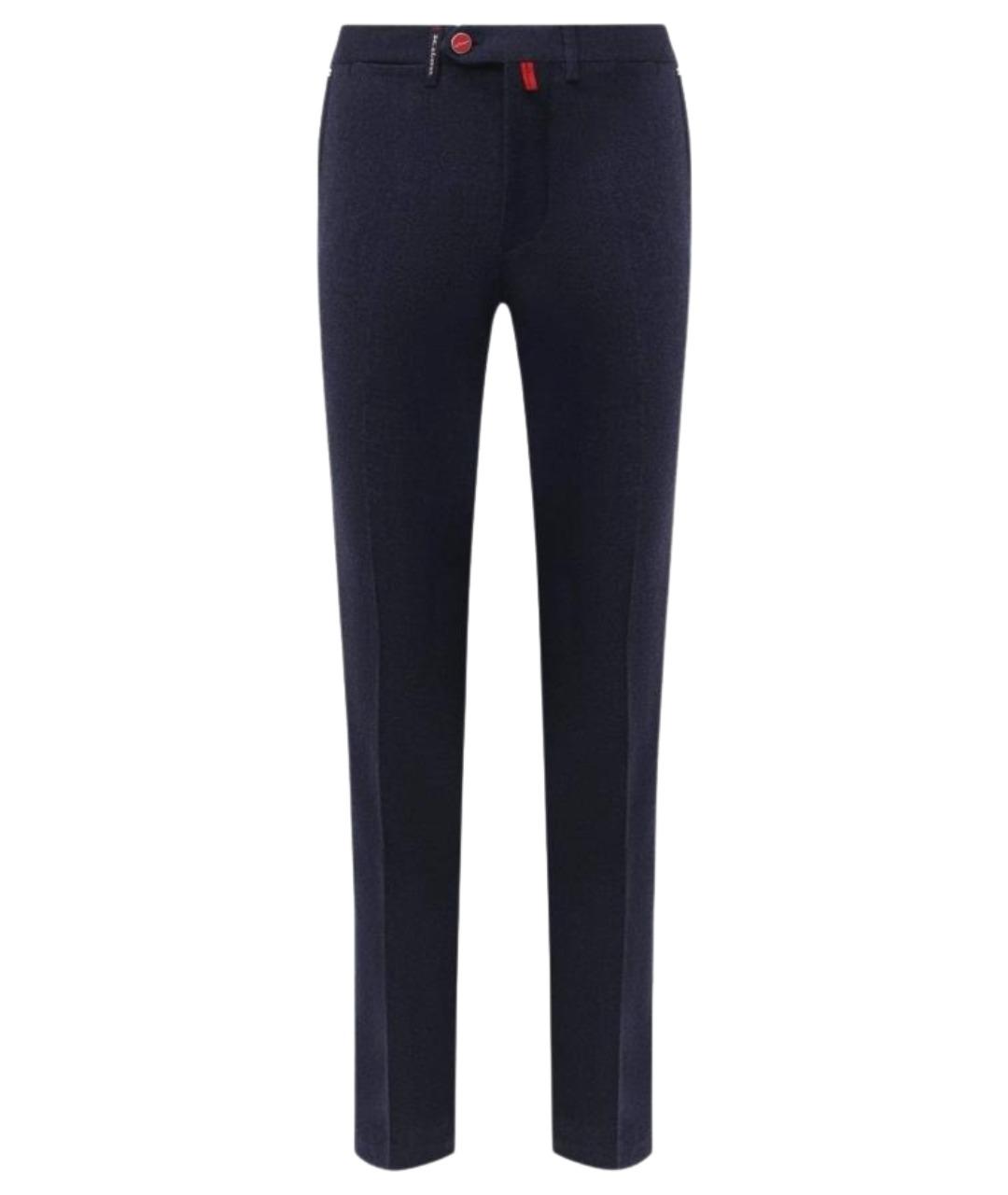 KITON Темно-синие повседневные брюки, фото 1