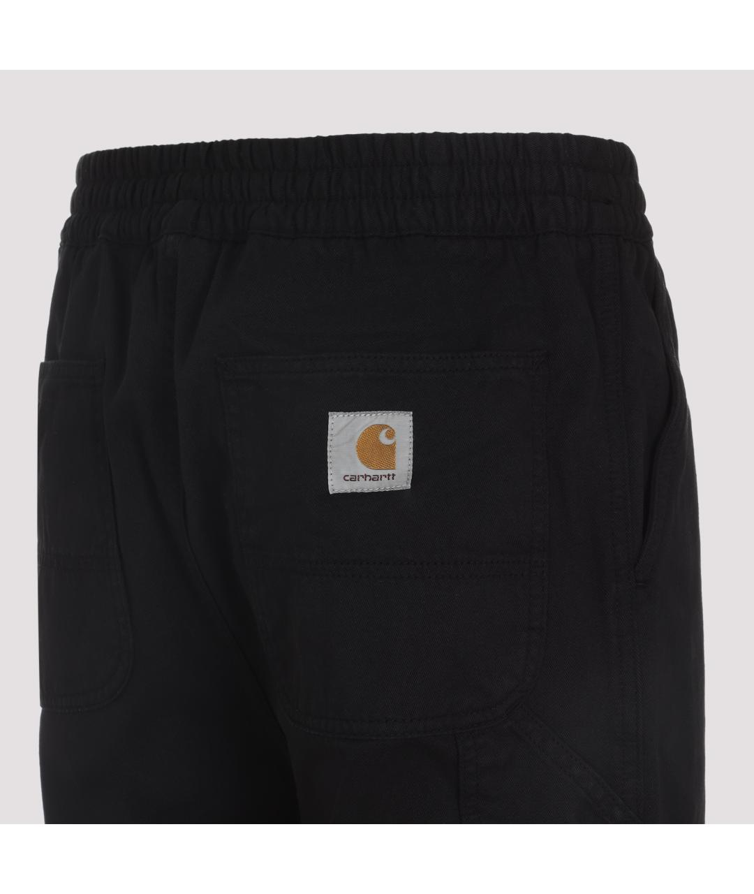 CARHARTT WIP Черные хлопковые повседневные брюки, фото 3