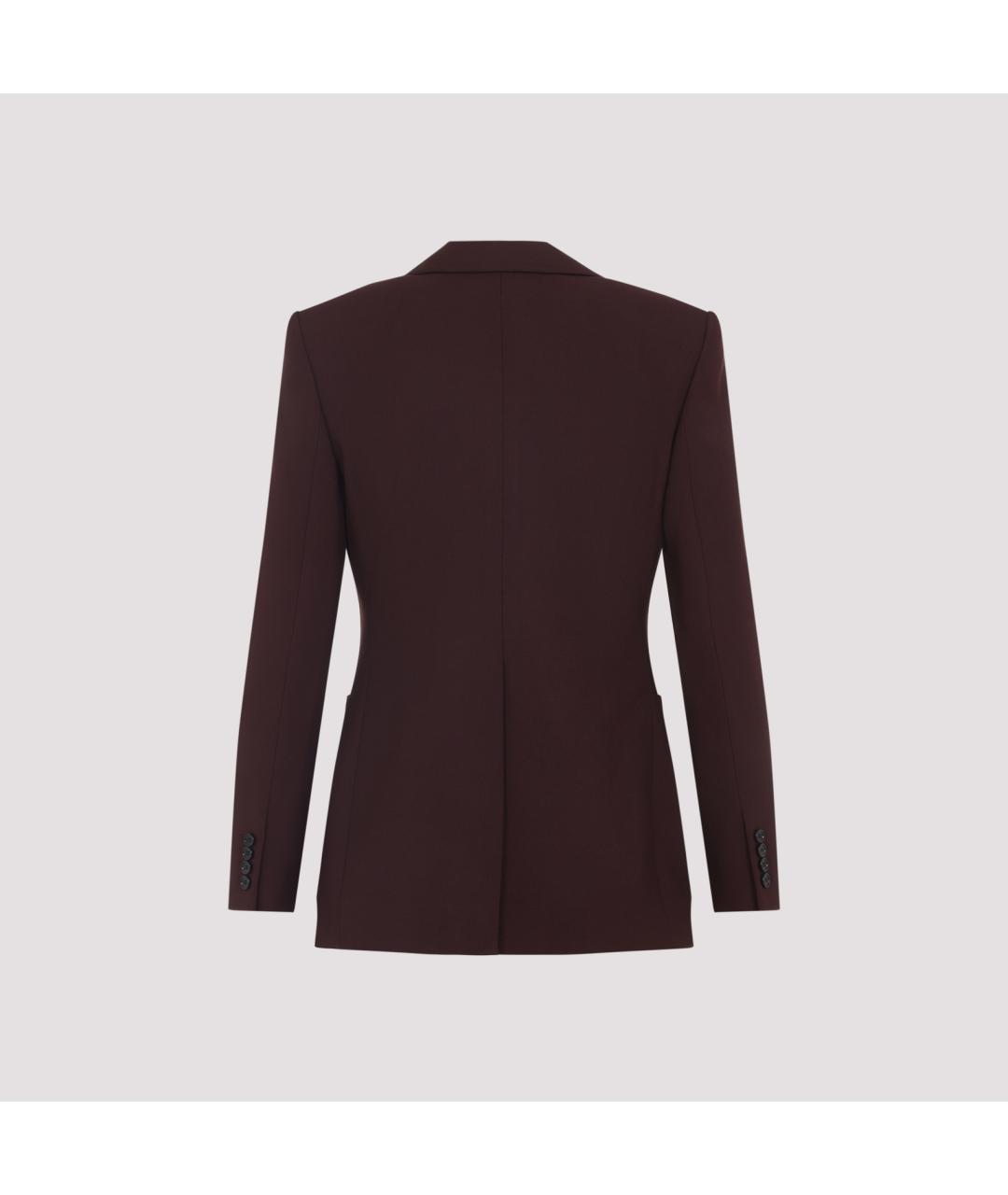 CHLOE Бордовый шерстяной жакет/пиджак, фото 2