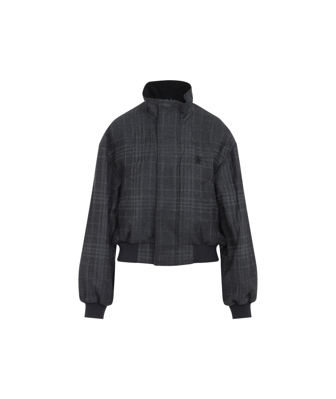 BALENCIAGA Серая хлопковая куртка, фото 1