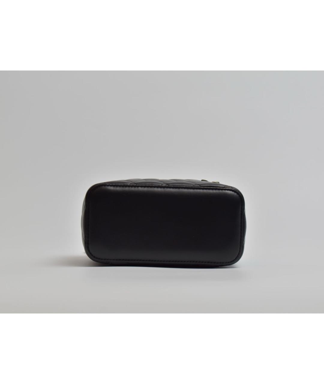 CHANEL Черная кожаная сумка через плечо, фото 6