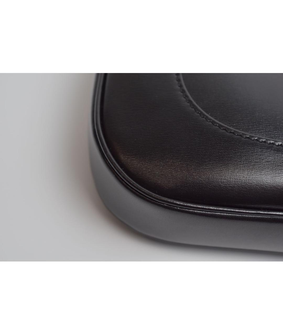 GUCCI Черная кожаная сумка через плечо, фото 7