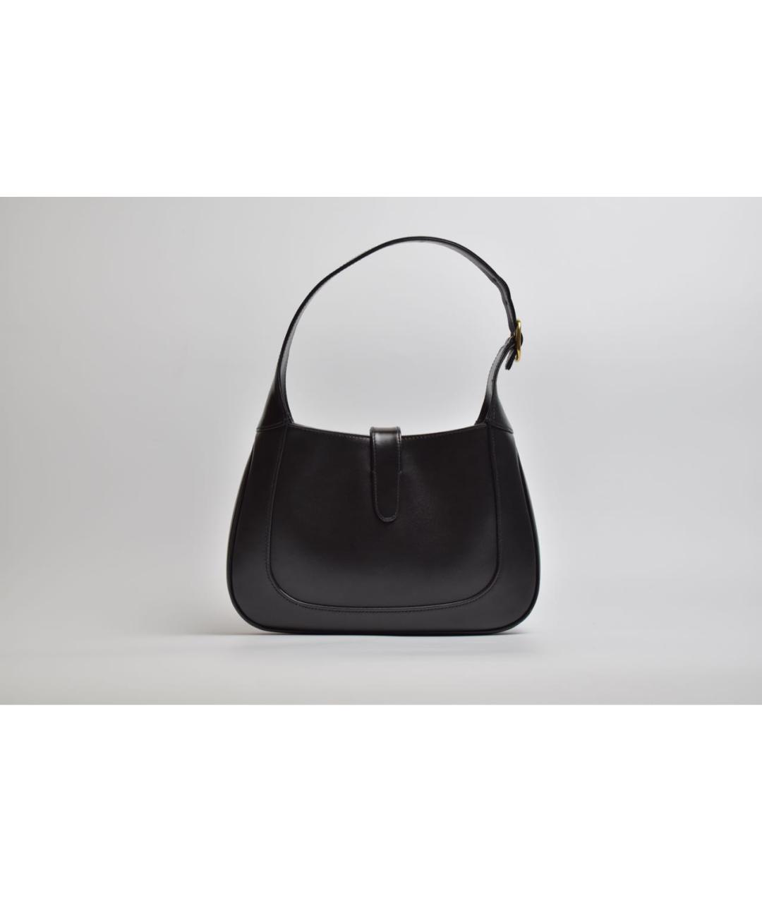 GUCCI Черная кожаная сумка через плечо, фото 3