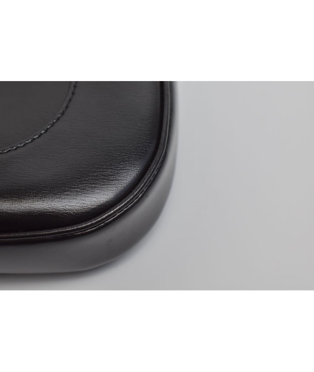 GUCCI Черная кожаная сумка через плечо, фото 8