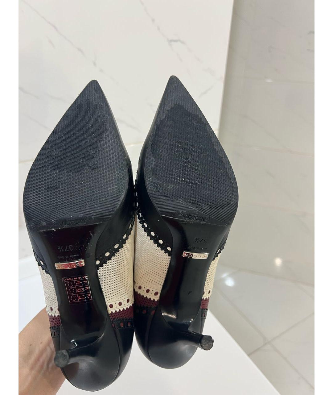 GUCCI Мульти кожаные ботильоны, фото 5