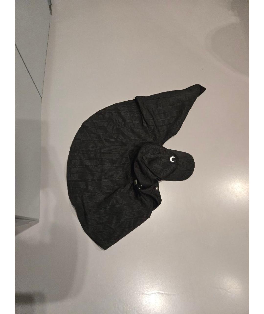 MARINE SERRE Черная синтетическая кепка, фото 5