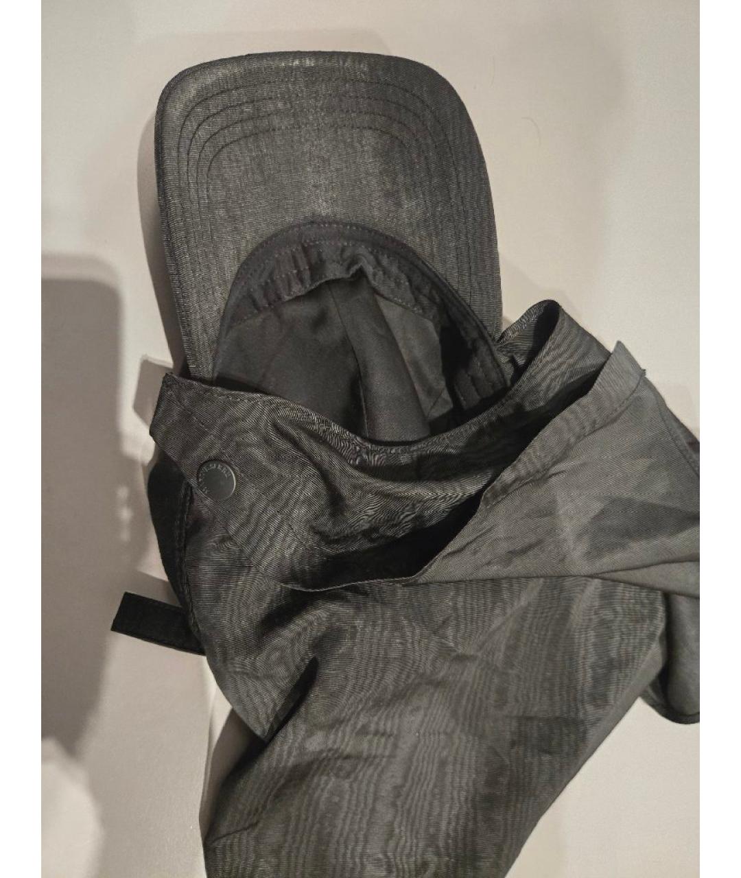 MARINE SERRE Черная синтетическая кепка, фото 3