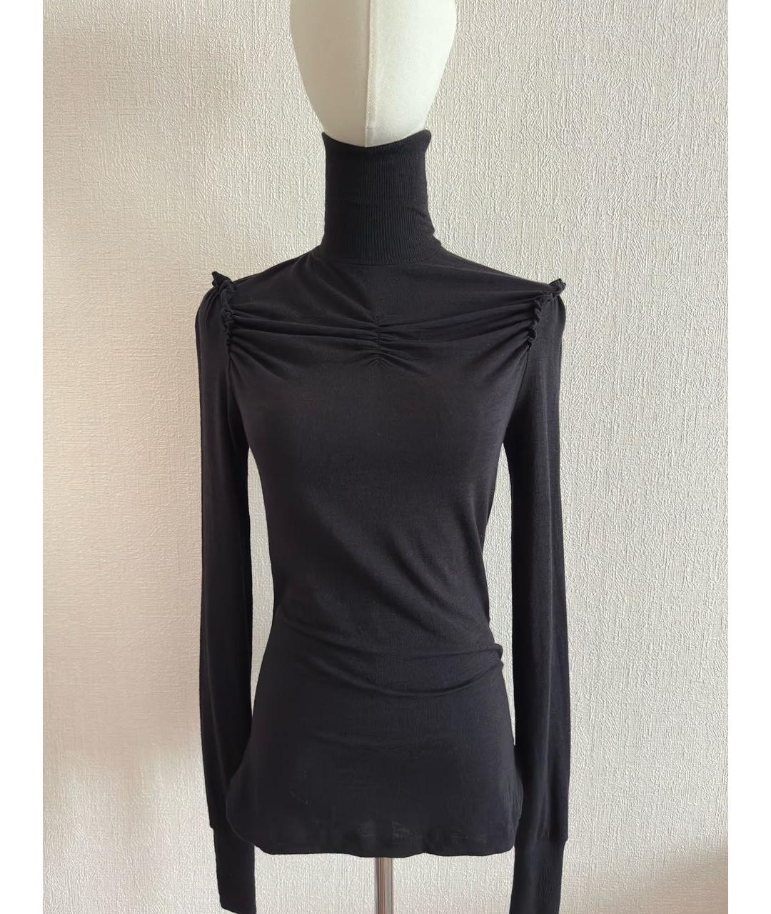 SEE BY CHLOE Черная шерстяная водолазка, фото 6