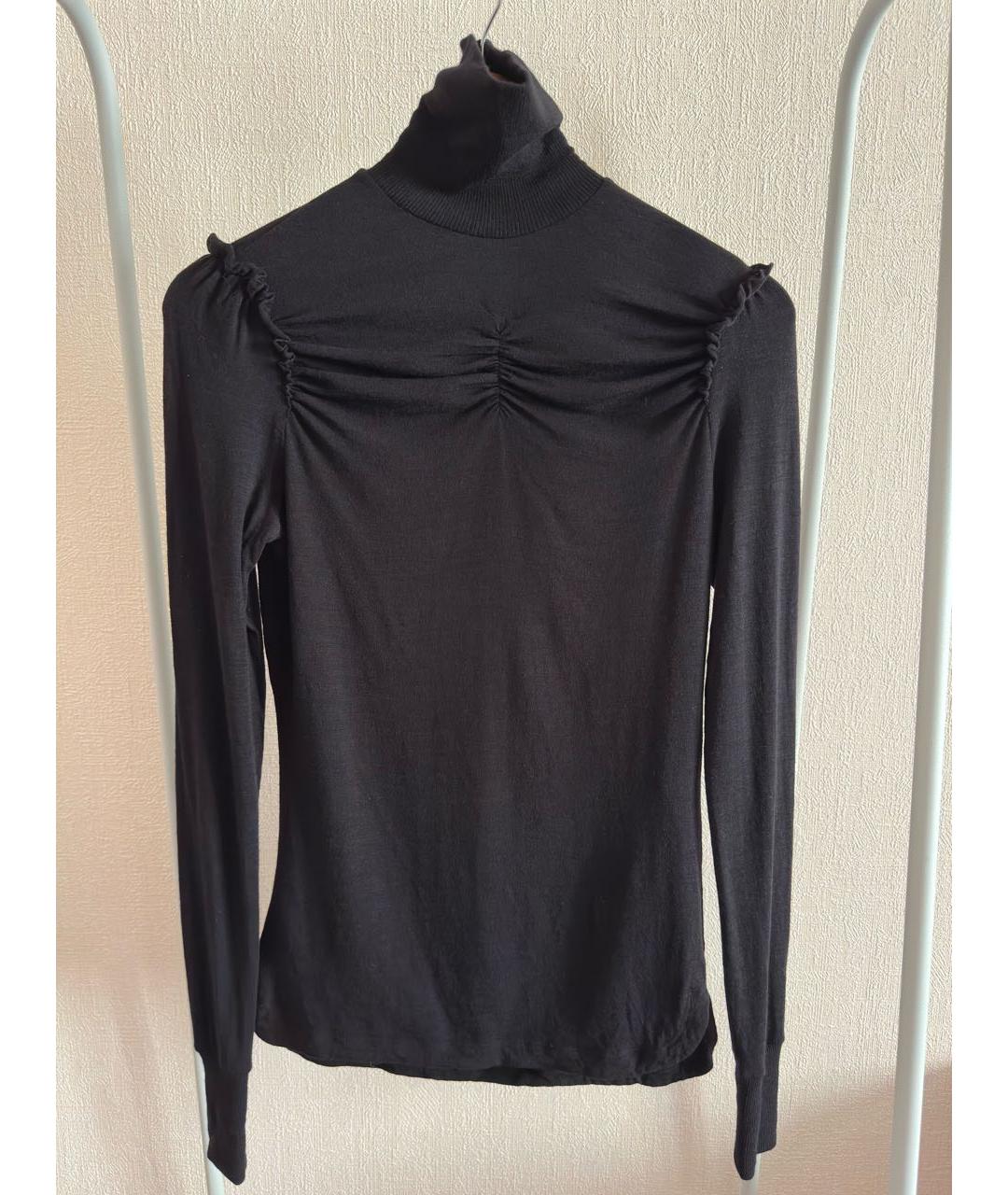 SEE BY CHLOE Черная шерстяная водолазка, фото 9
