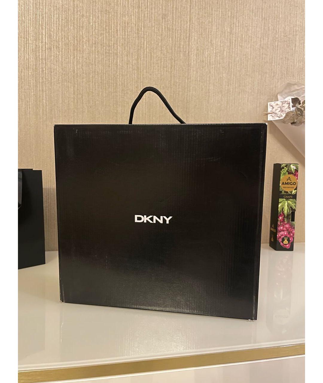 DKNY Черные кожаные ботильоны, фото 8