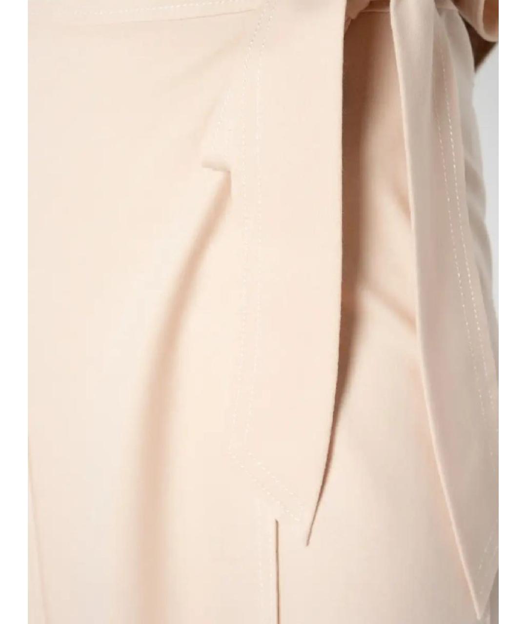 FORTE FORTE Бежевая шерстяная юбка миди, фото 3