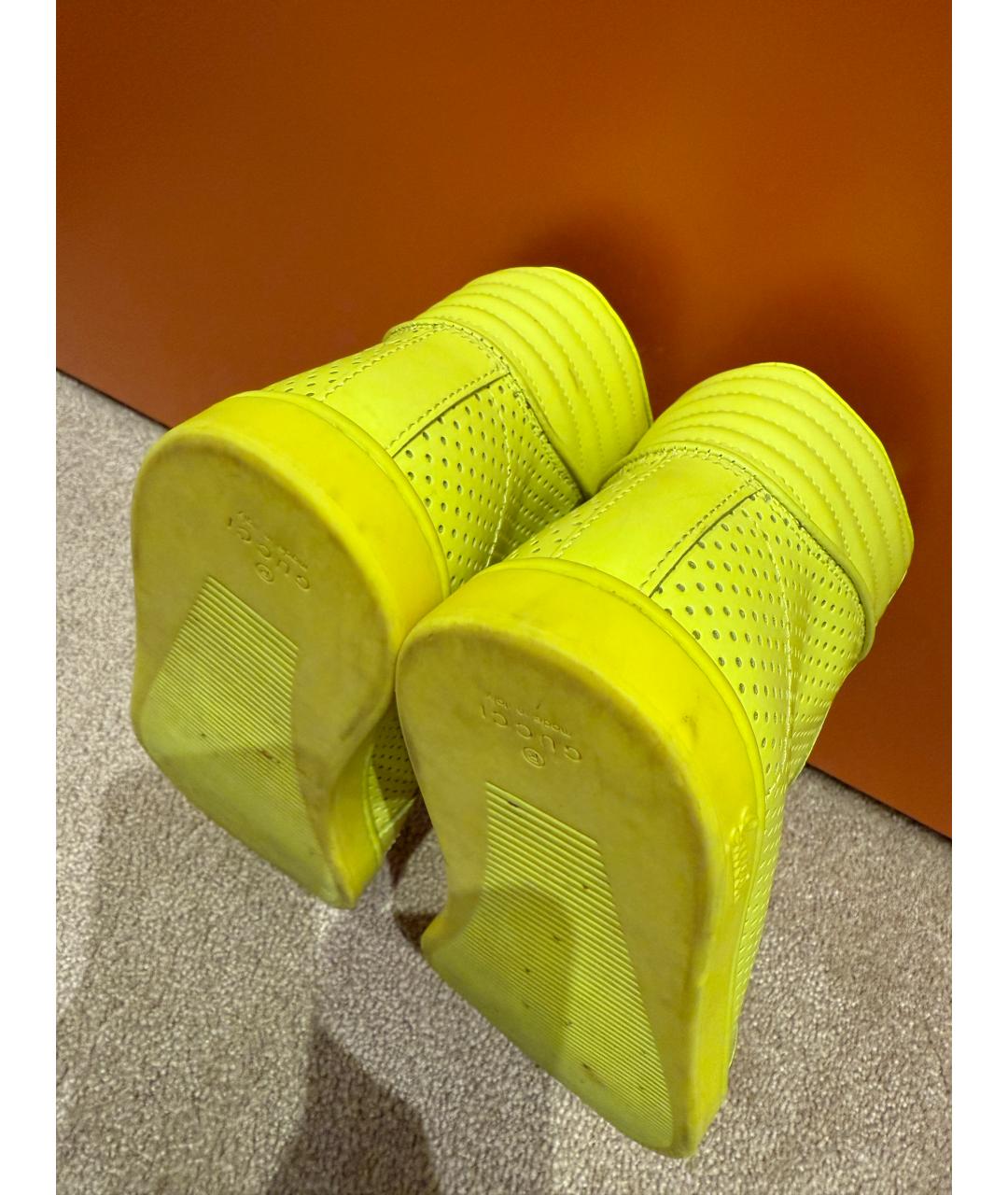 GUCCI Зеленые кроссовки, фото 7