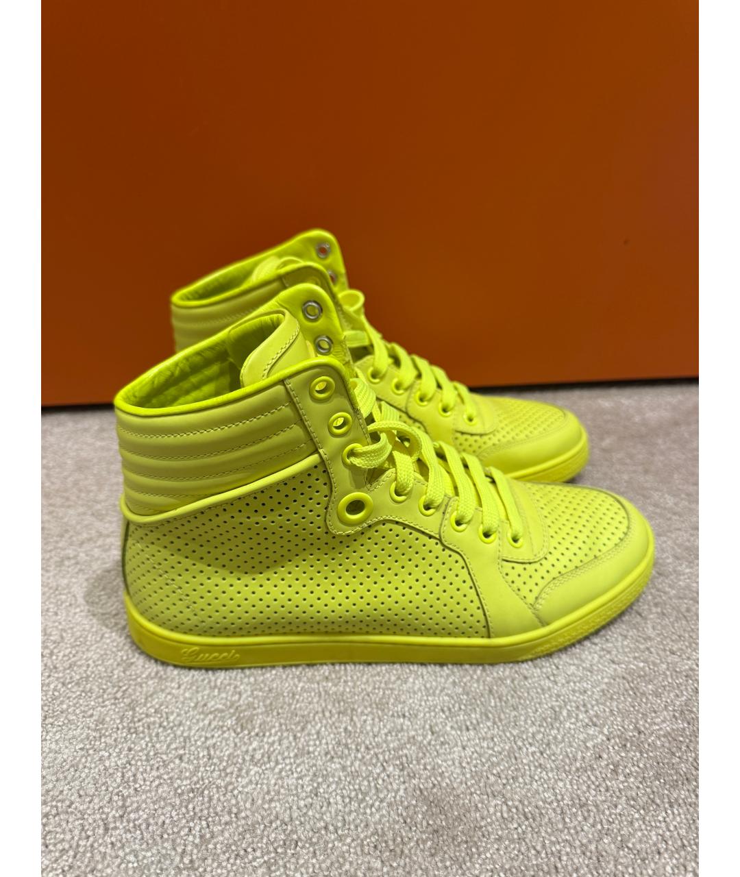 GUCCI Зеленые кроссовки, фото 10