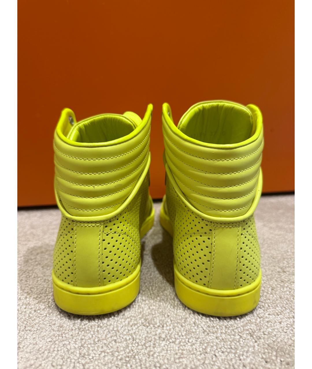 GUCCI Зеленые кроссовки, фото 5