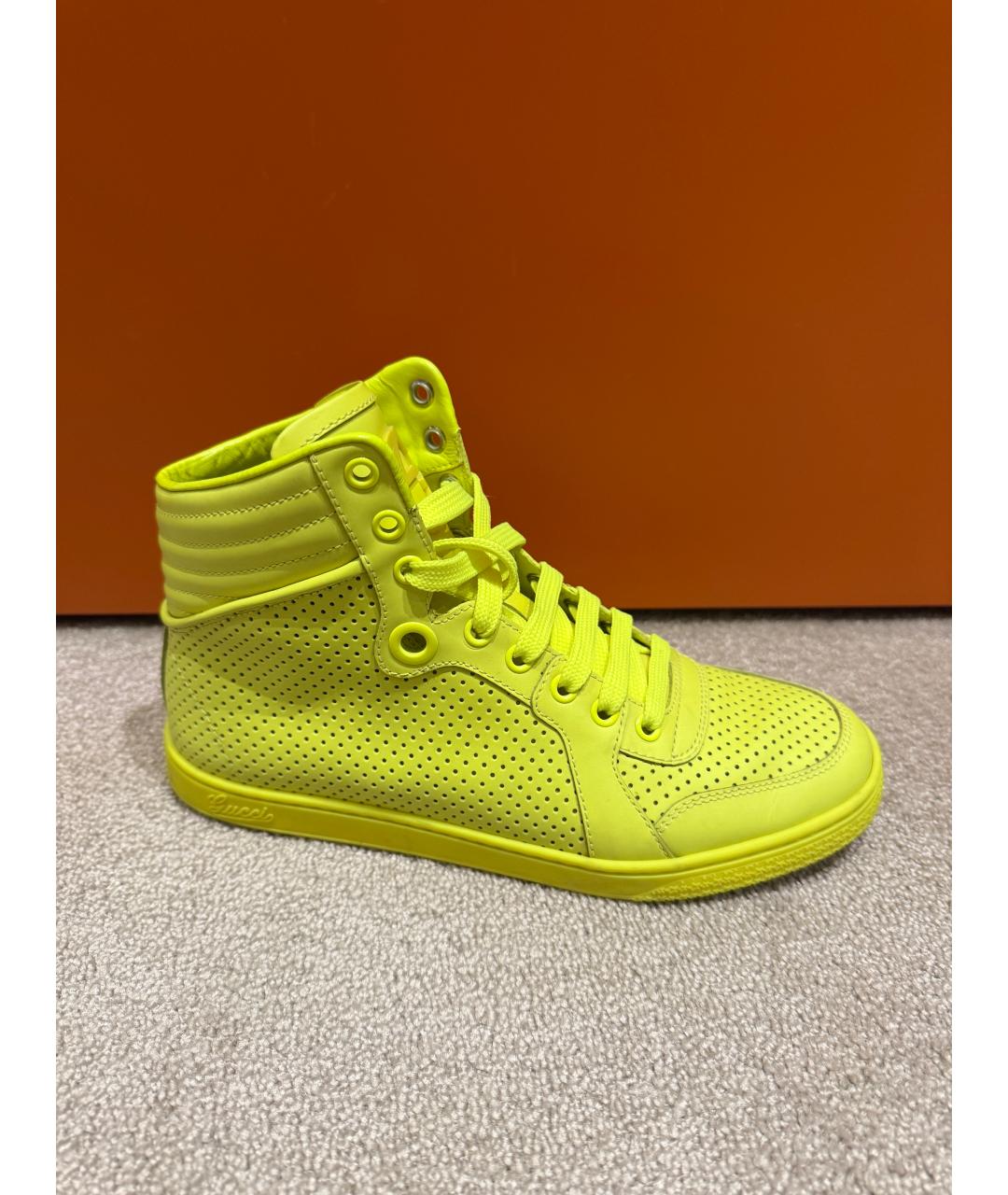 GUCCI Зеленые кроссовки, фото 2