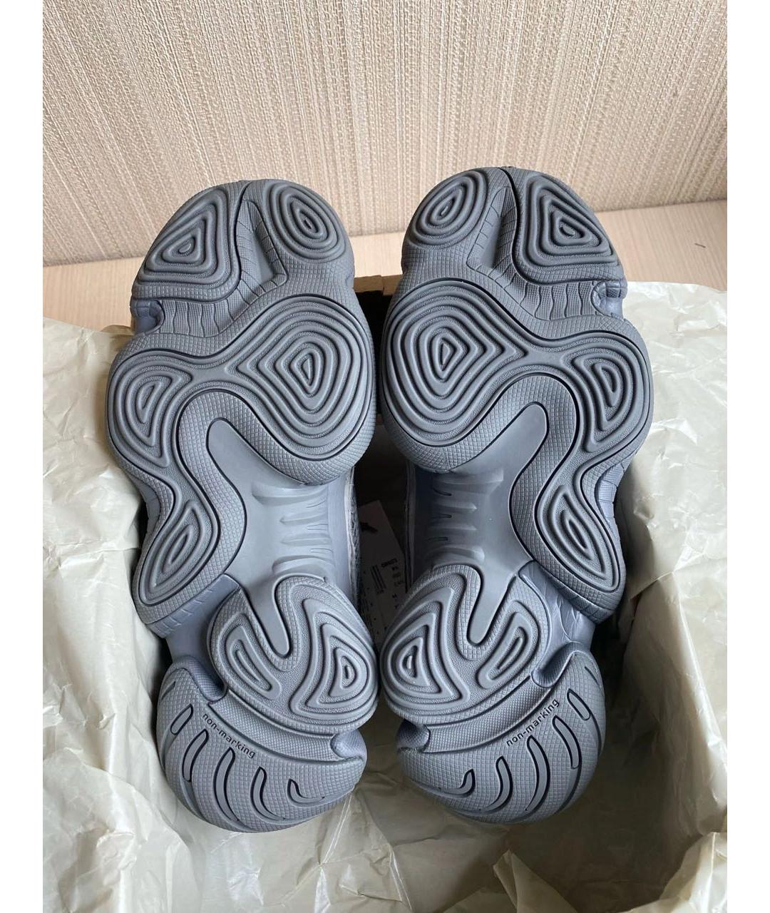 ADIDAS YEEZY Серые замшевые кроссовки, фото 5