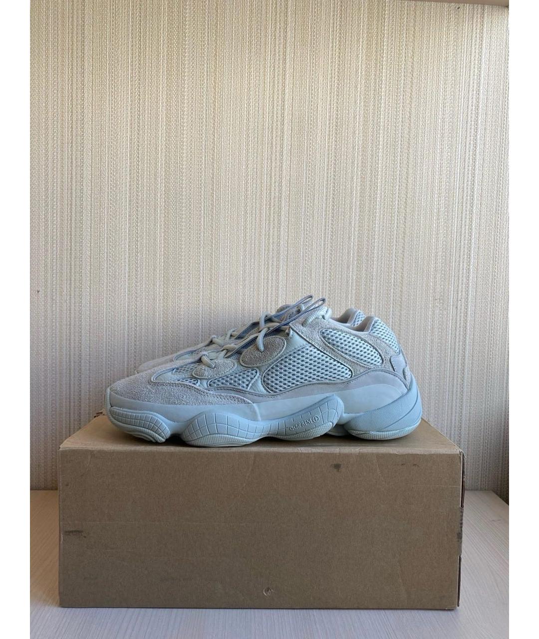 ADIDAS YEEZY Серые замшевые кроссовки, фото 3