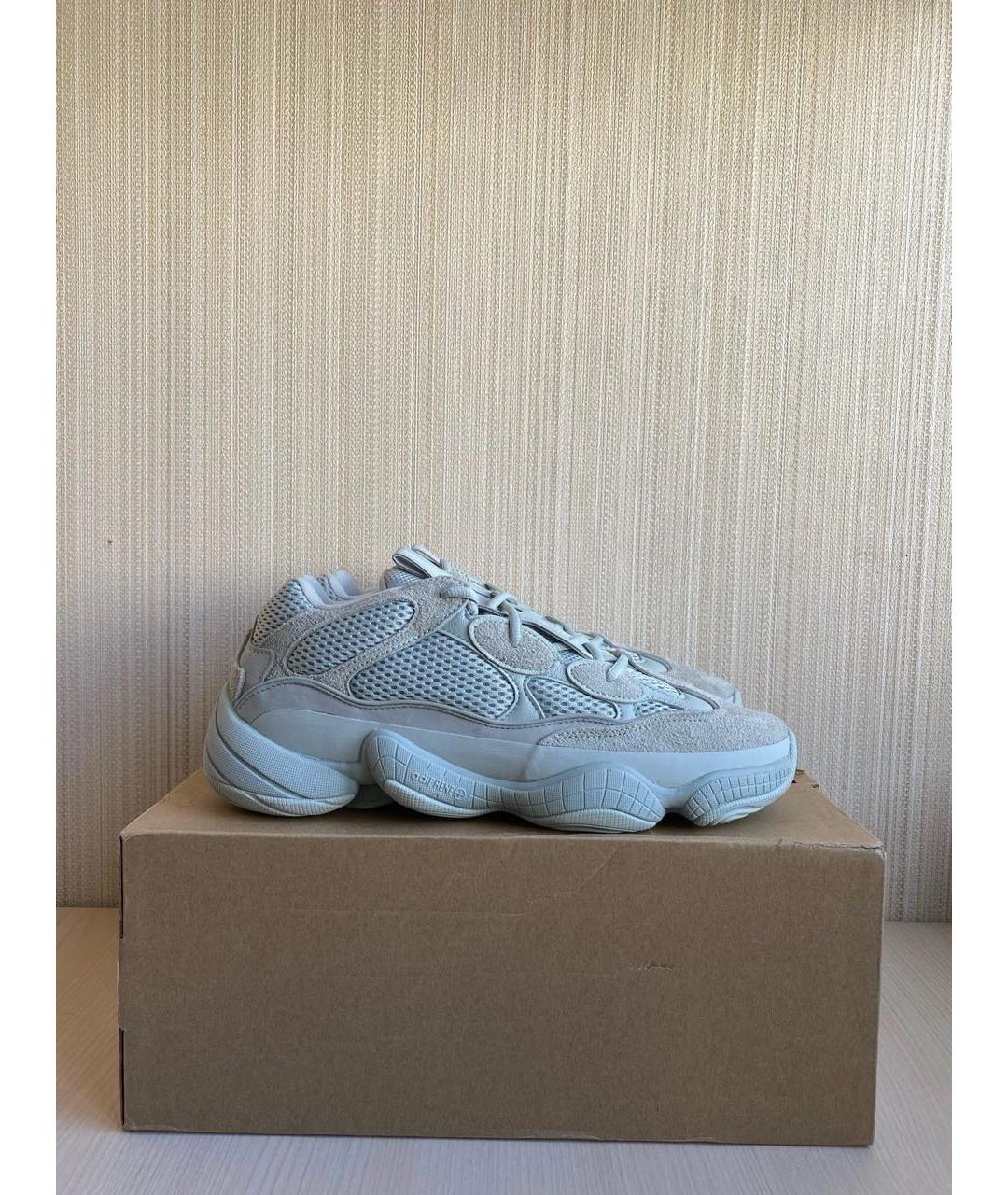 ADIDAS YEEZY Серые замшевые кроссовки, фото 4