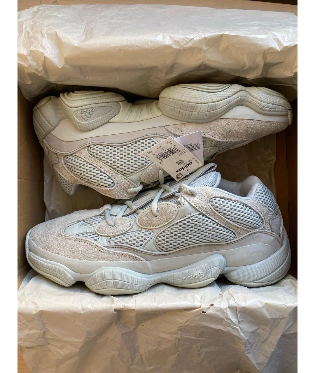 ADIDAS YEEZY Серые замшевые кроссовки, фото 2