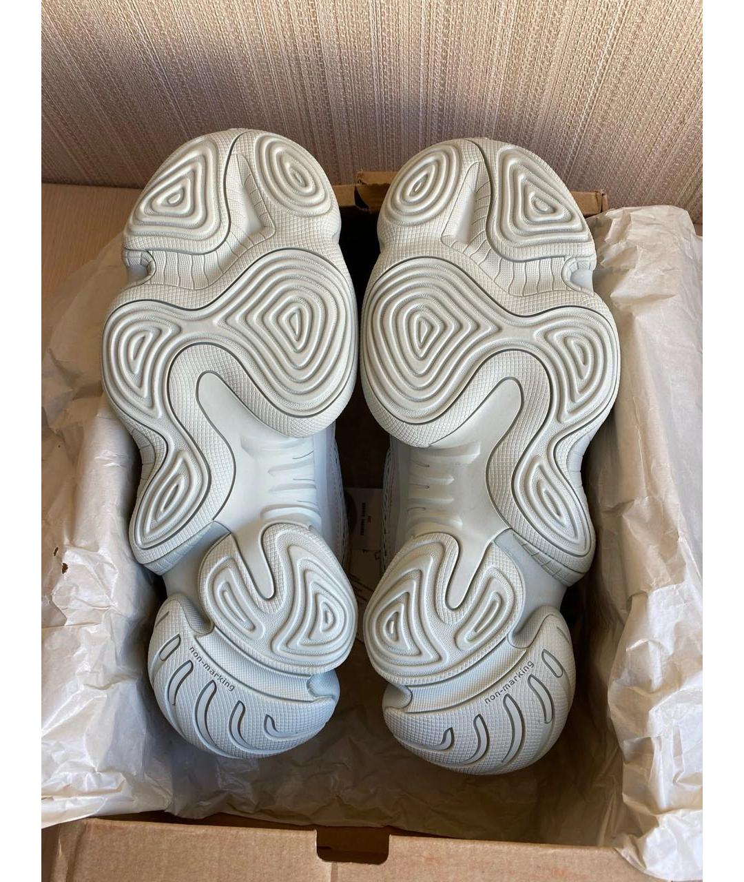 ADIDAS YEEZY Серые замшевые кроссовки, фото 5