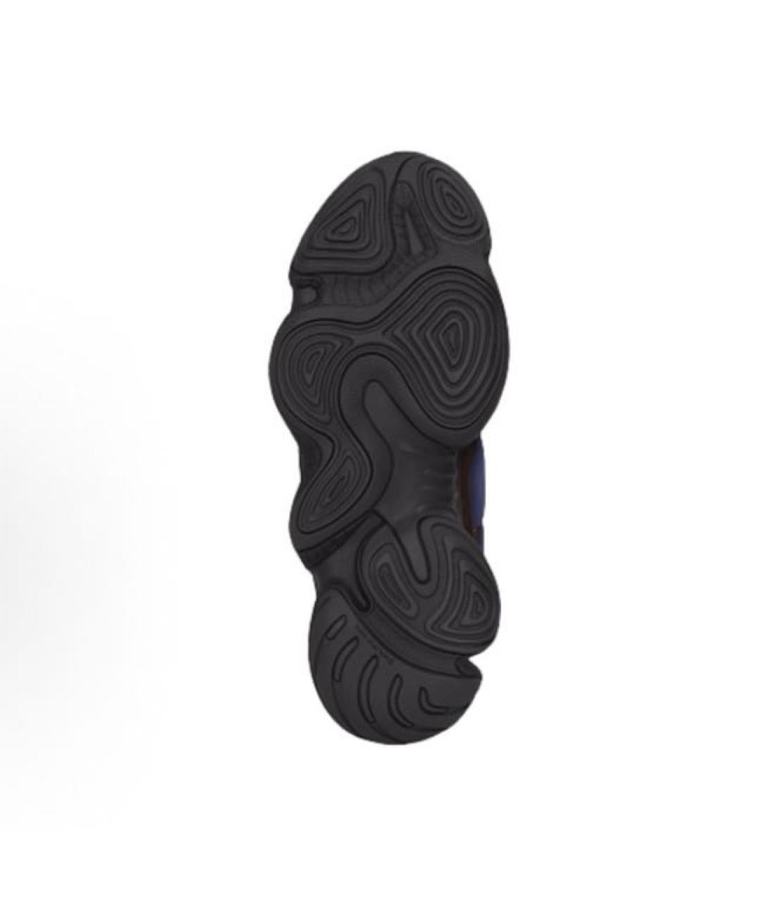 ADIDAS YEEZY Коричневые замшевые кроссовки, фото 5