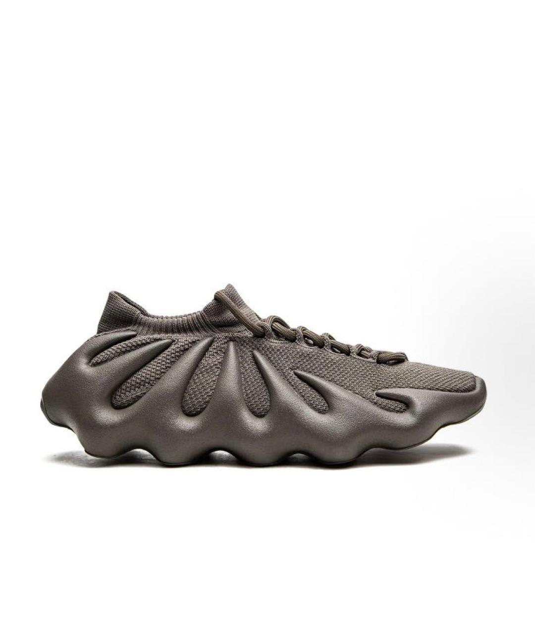 ADIDAS YEEZY Коричневые текстильные кроссовки, фото 8